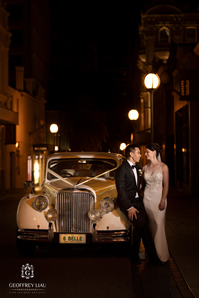 Newly wed on Kings Street Perth