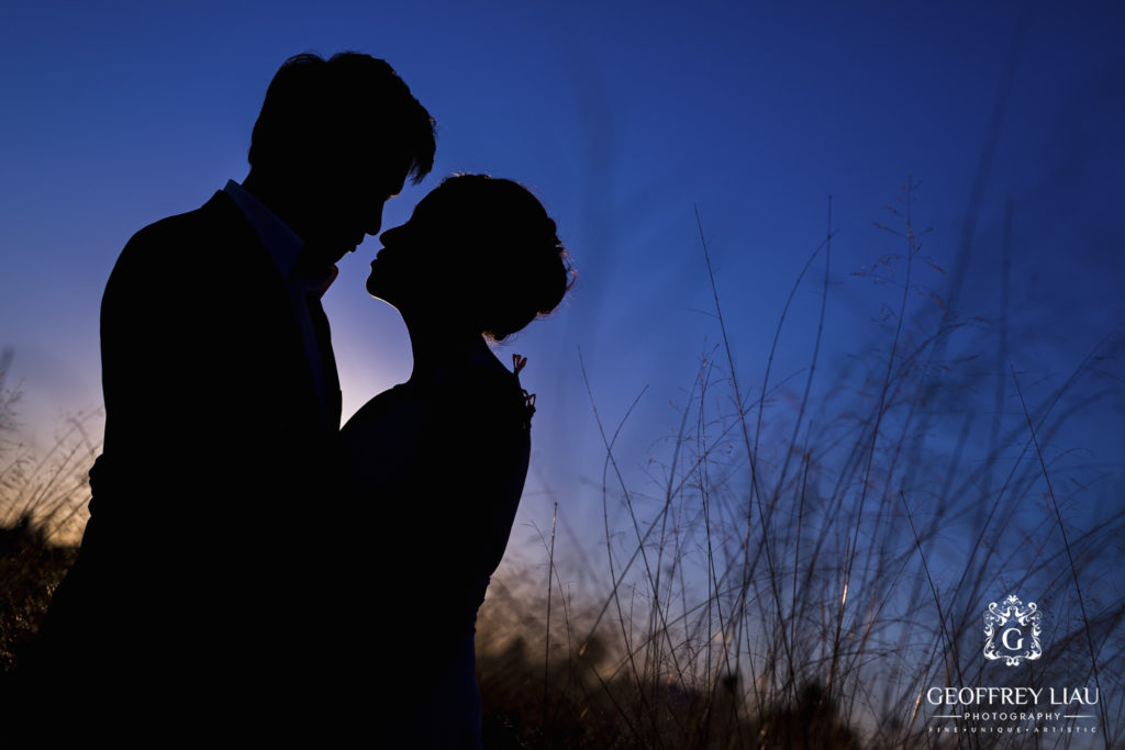 Perth Engagement Session Silhoutte